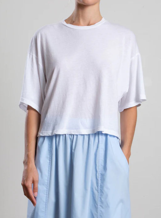 Miles Tee | Tissue Jersey White