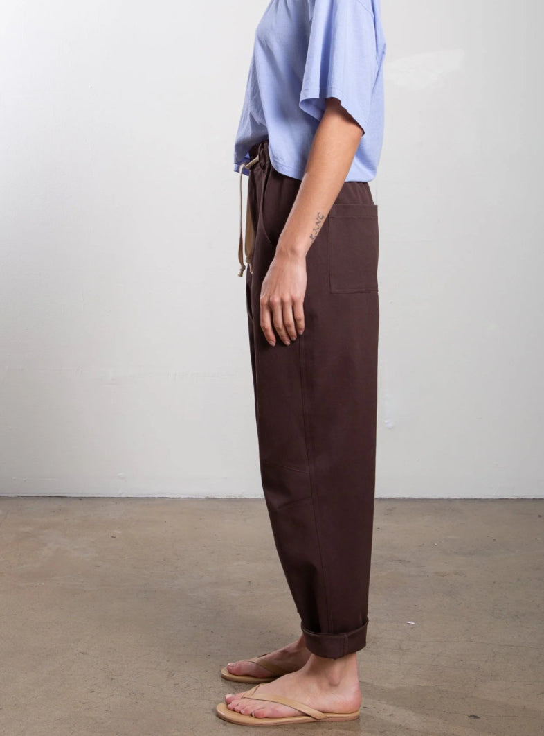 Claire Pant in Cotton Twill | Bittersweet