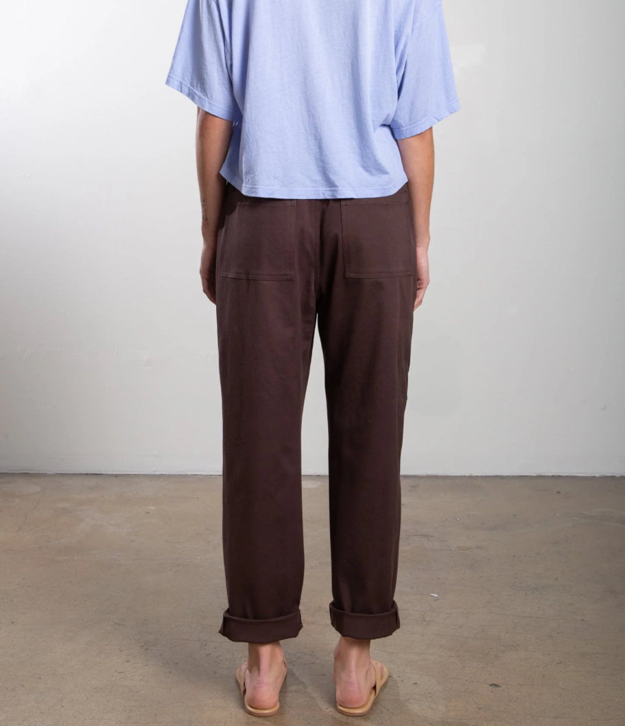 Claire Pant in Cotton Twill | Bittersweet