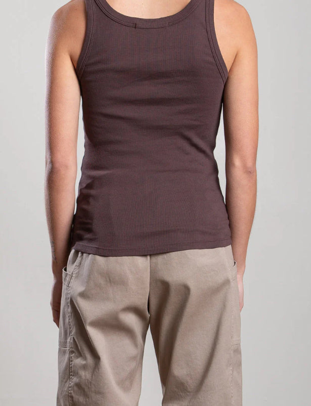 Cass Tank Light Weight Rib | Bittersweet