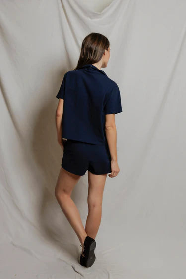 Liz Jersey Short | Navy