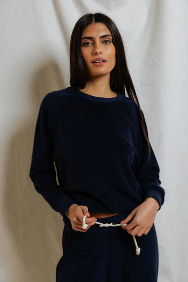 Saylor Loop Terry Sweatshirt | Navy