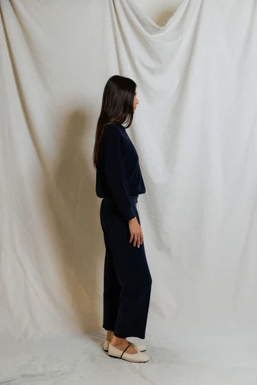 Saylor Loop Terry Sweatshirt | Navy