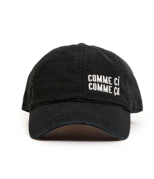 Comme Ci Comme Ca Baseball Hat | Black