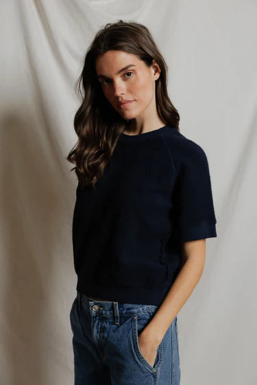 Kennedy Short Sleeve Crew | Navy