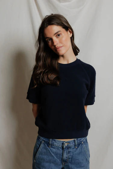 Kennedy Short Sleeve Crew | Navy