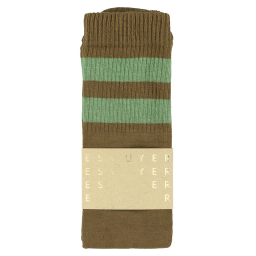 Unisex Tube Socks | Tabac / Green