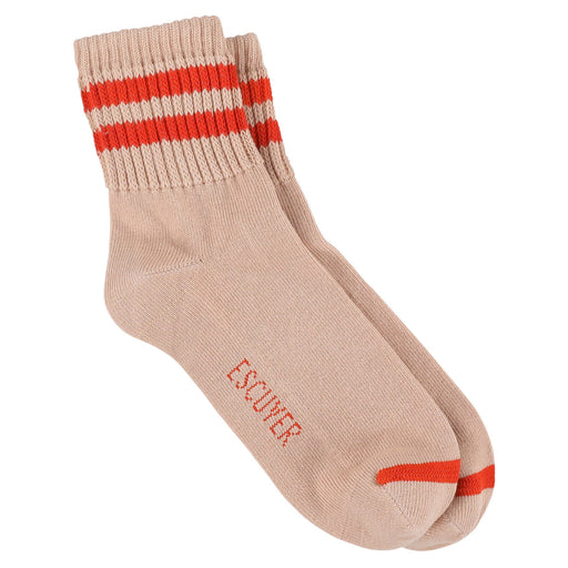Women’s Stripe Ankle Sock | Pink / Orange