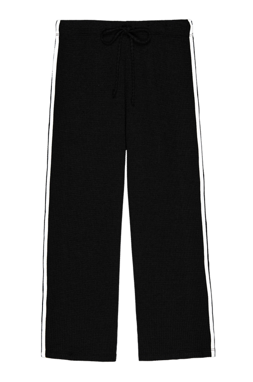Thermal Crop Stripe Pant | Jet