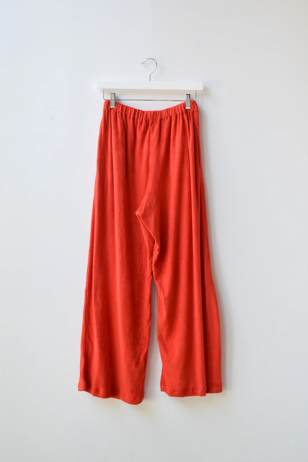 Terry Drawstring Wide Pant | Tomato