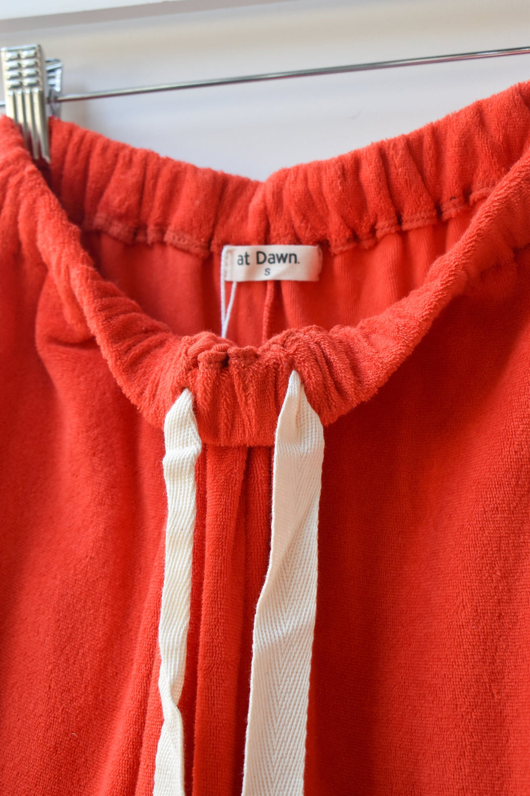 Terry Drawstring Wide Pant | Tomato