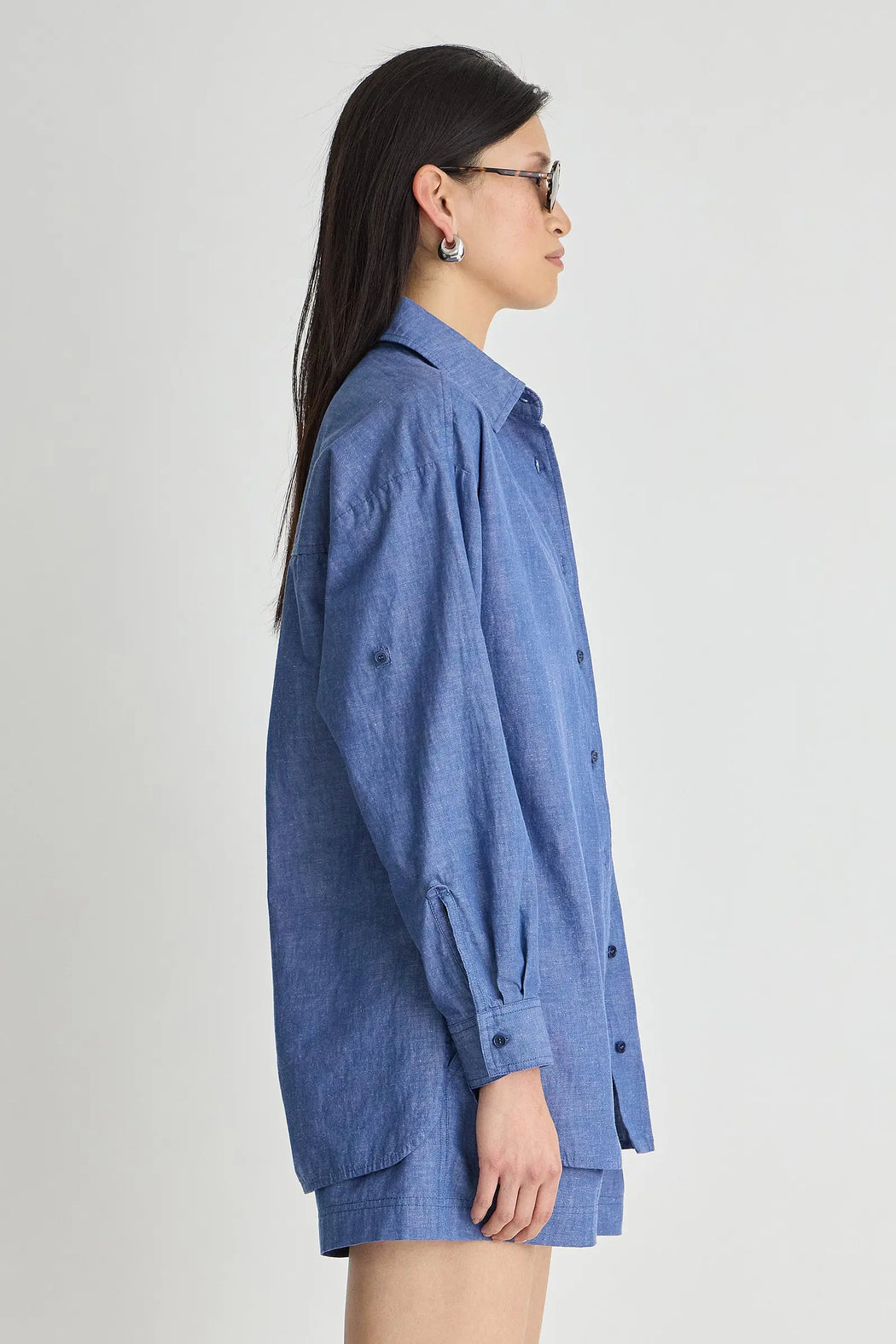 Isolde Button Down | Chambray