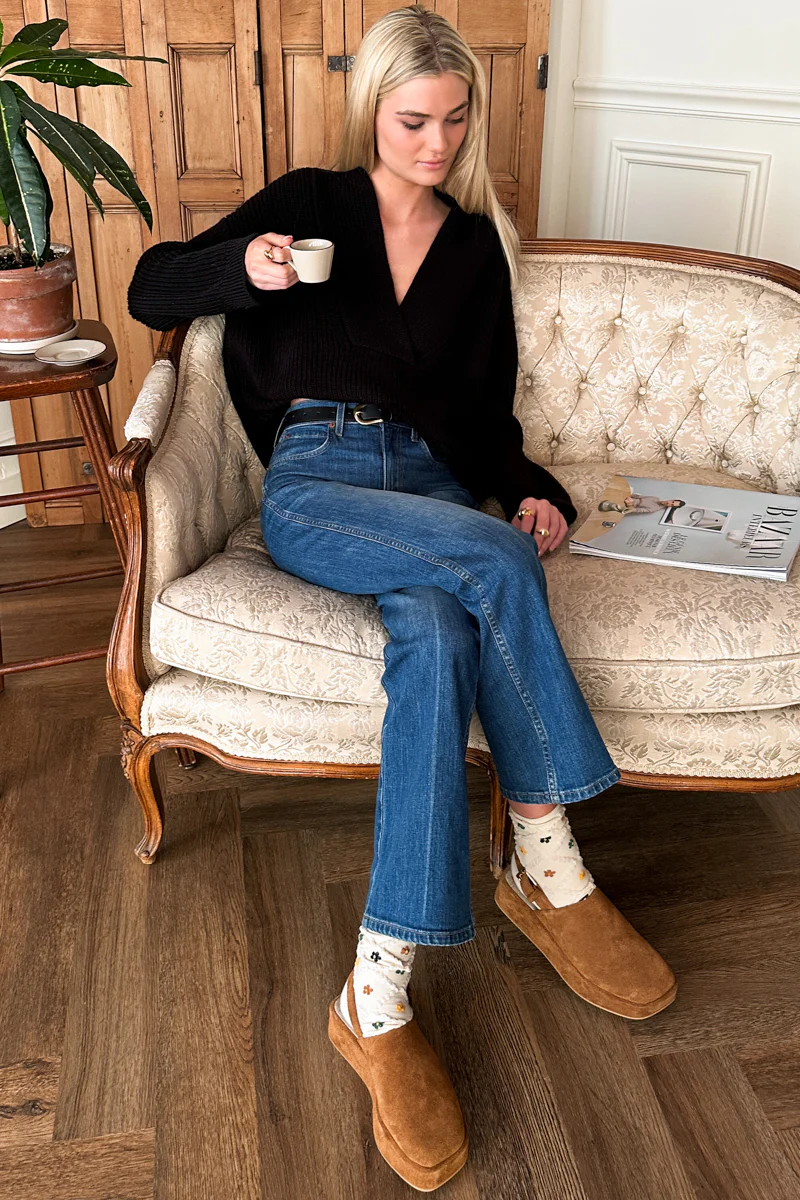 Harlow Sweater | Black Organic