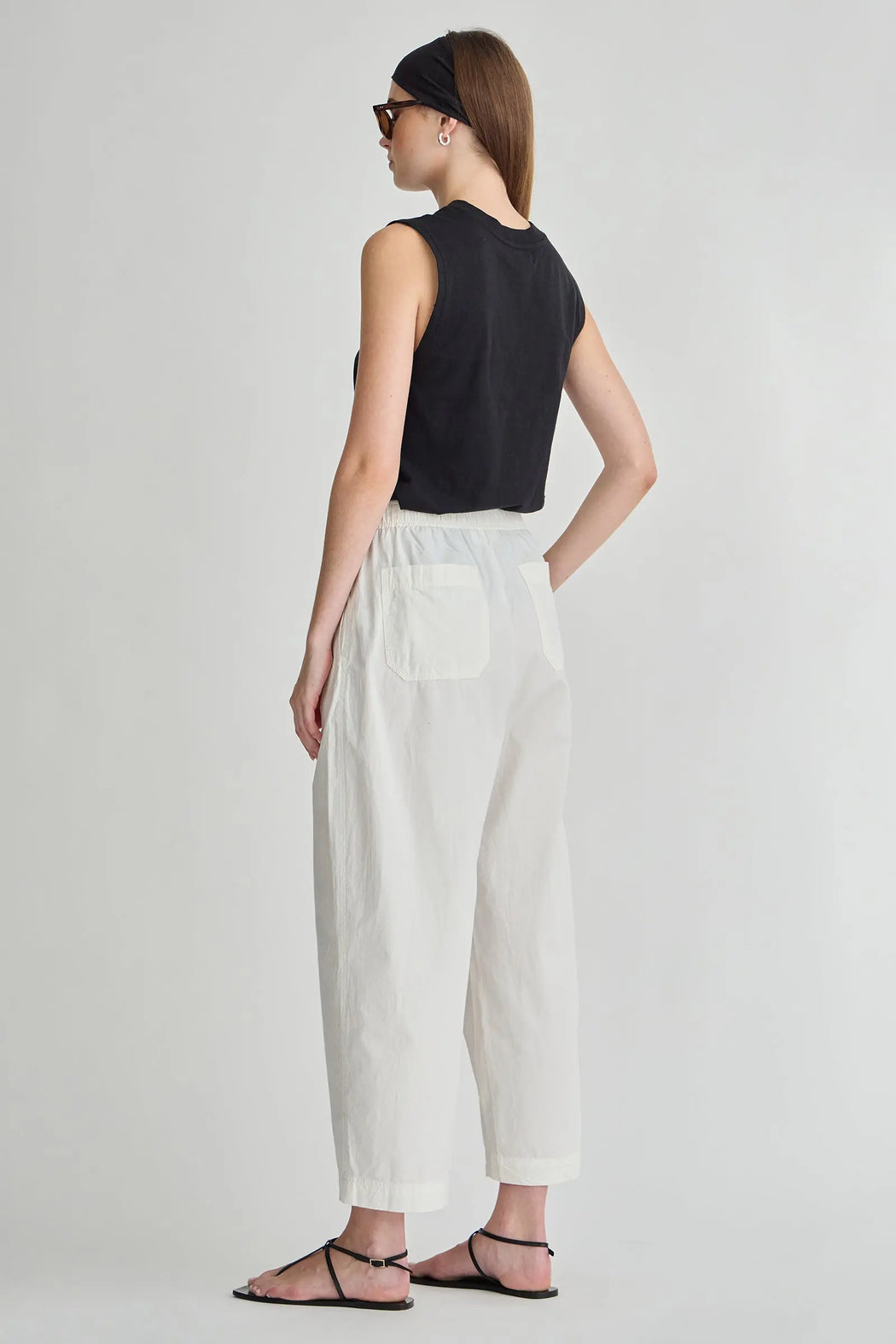 Spa Pleat Pant | Cream
