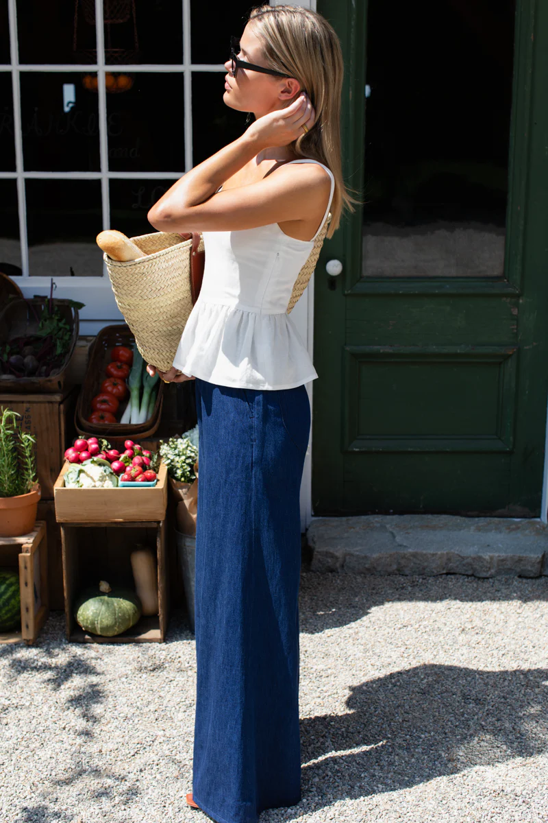 Tulip Trouser | Indigo Hemp