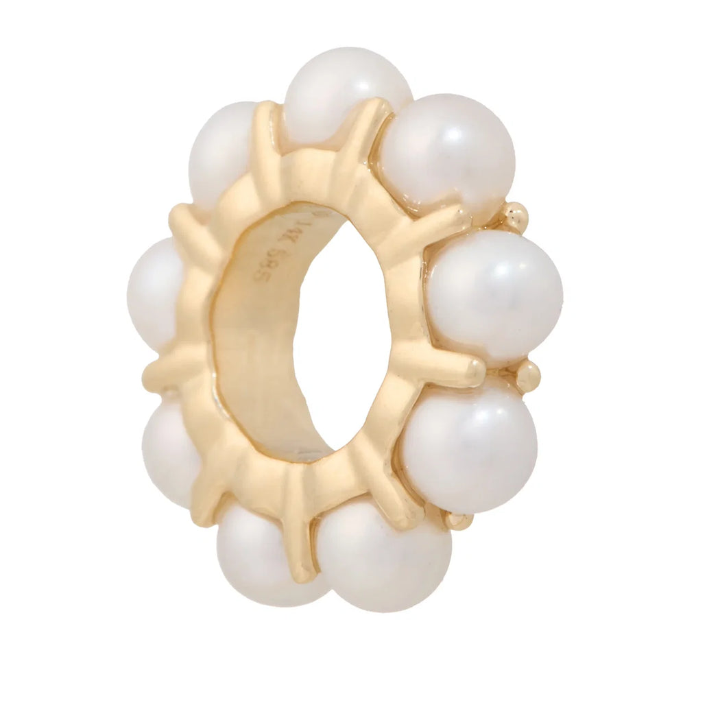 Prong set Pearl Glider