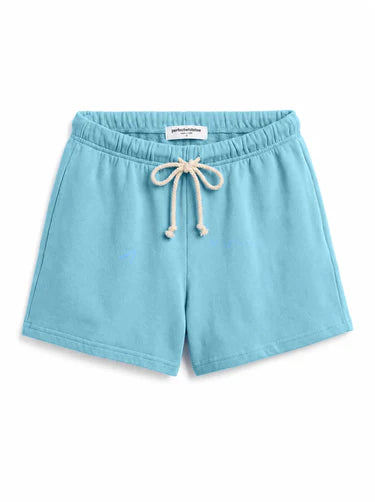 Layla Sweat Short | Milky Blue