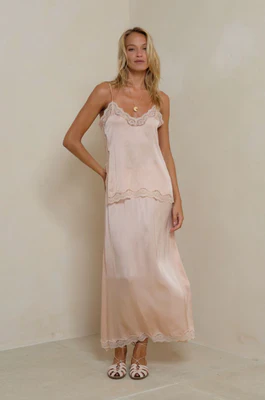 Patti Lace Skirt | Rose Quartz