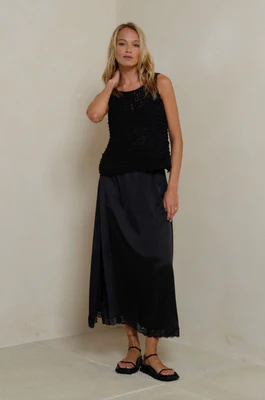 Patti Lace Skirt | Black