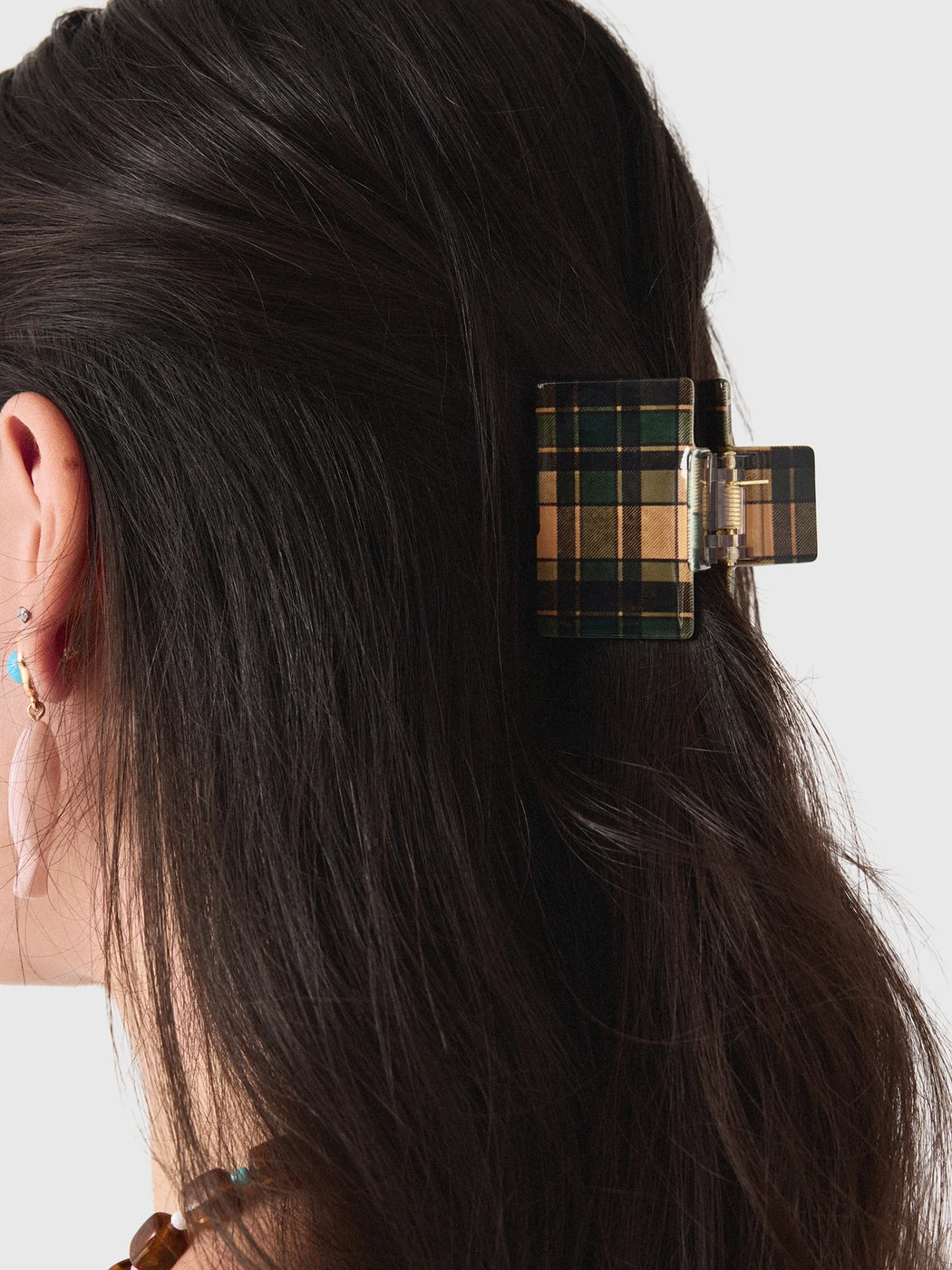 Pia Clip | Classic Plaid