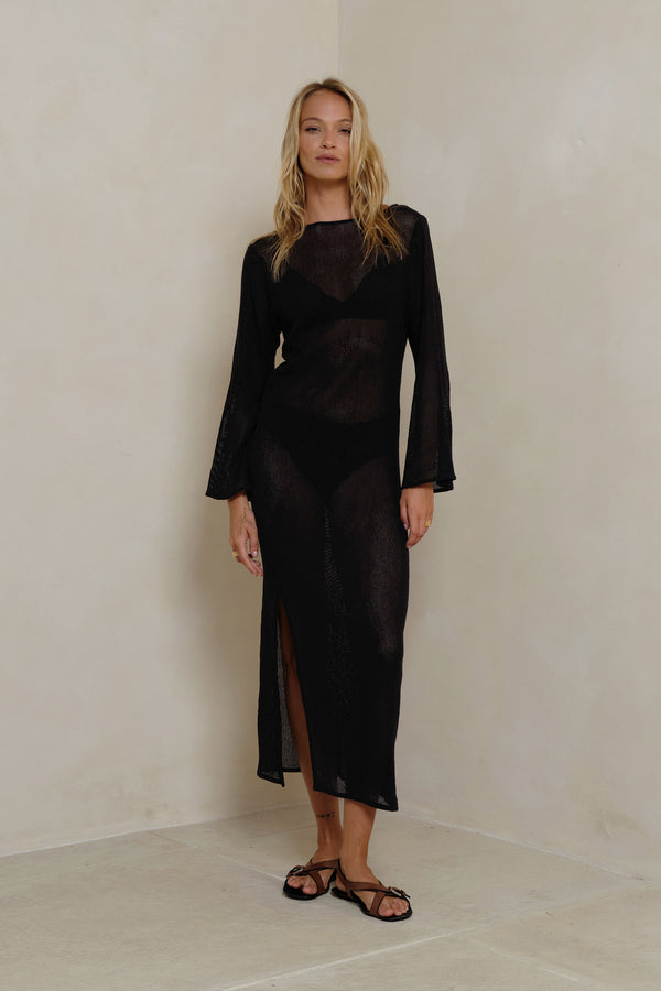 Bohemia Mesh Dress | Black