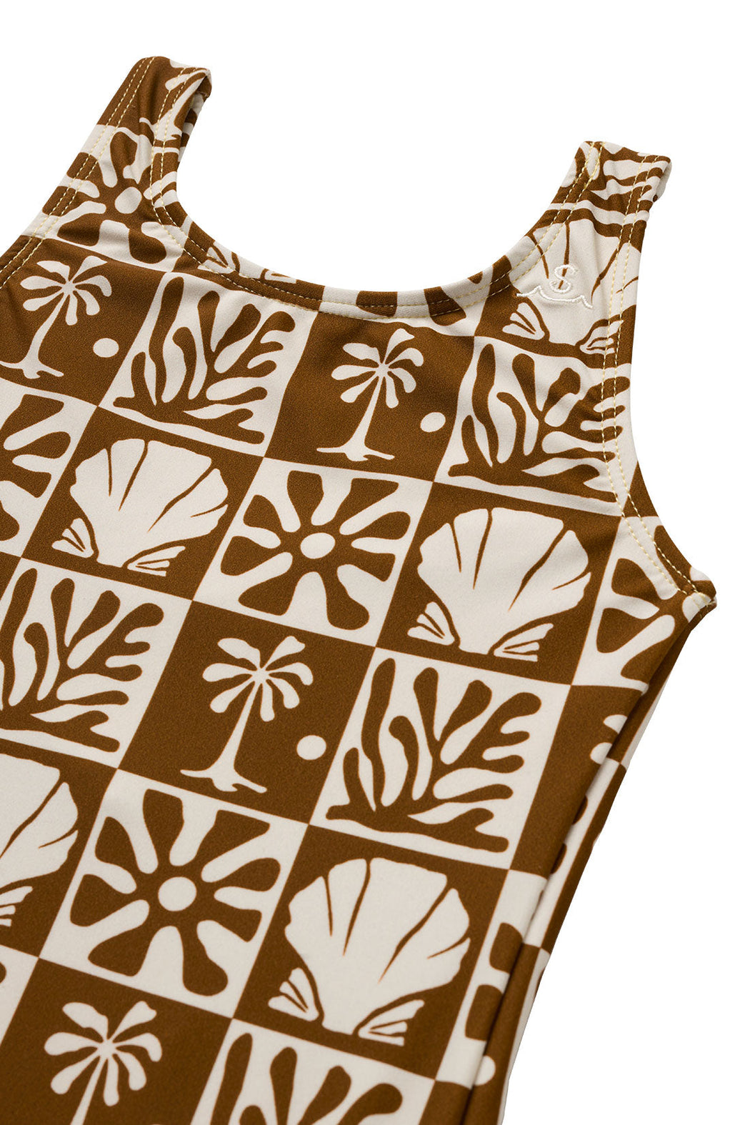 Beach Checks One Piece | Coconut