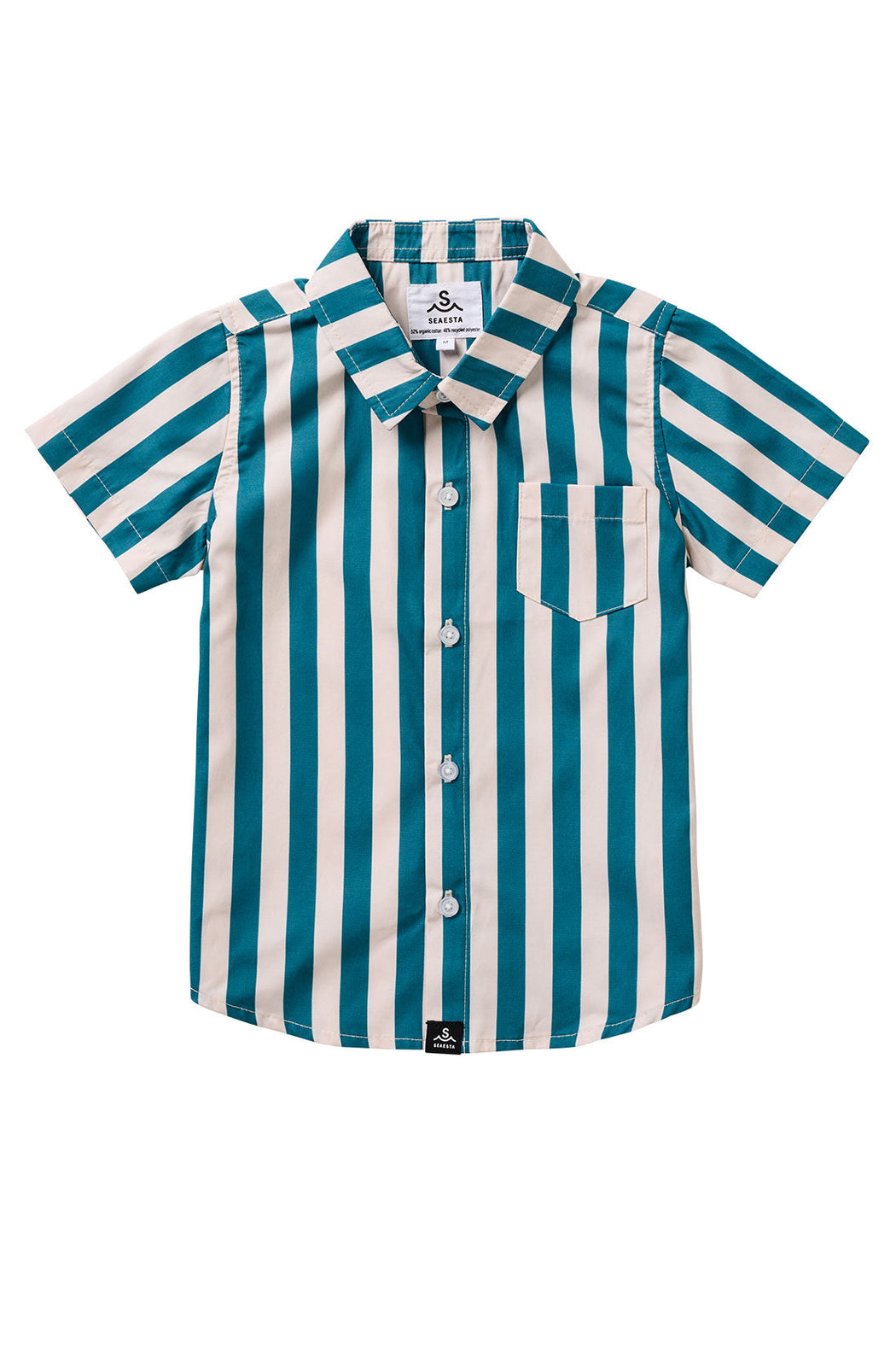 Cabana Stripe Button Up Shirt | Charleston
