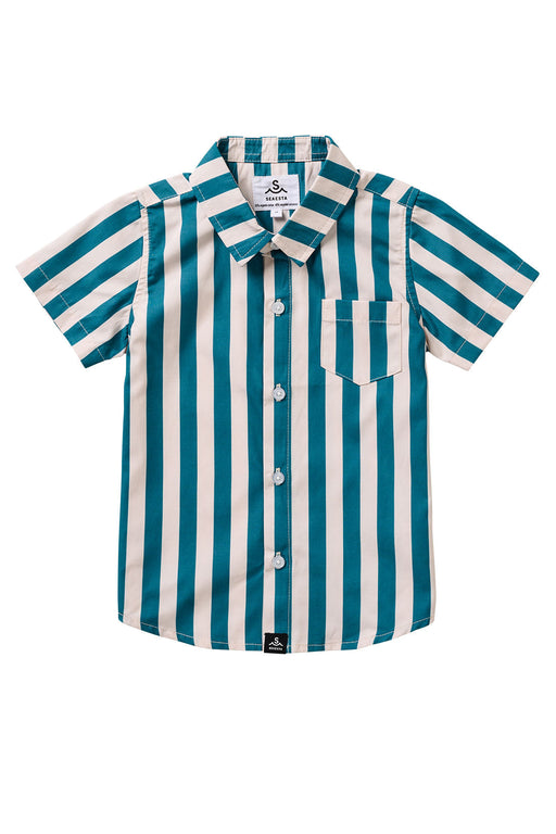 Cabana Stripe Button Up Shirt | Charleston