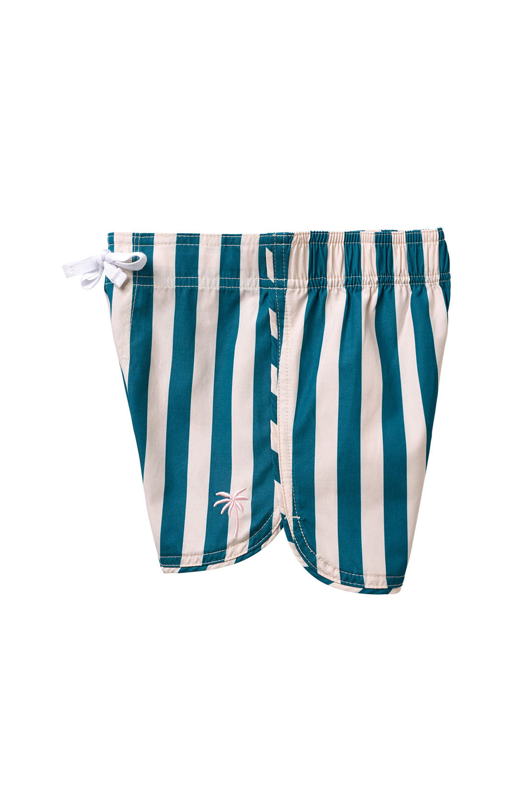 Scallop Retro Flare Boardshort | Cabana Stripe & Charleston
