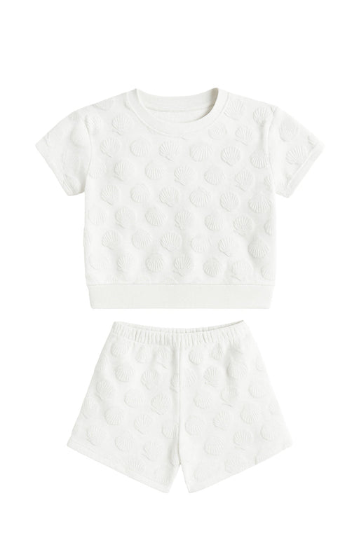 Seashell Terry Set | White Wash