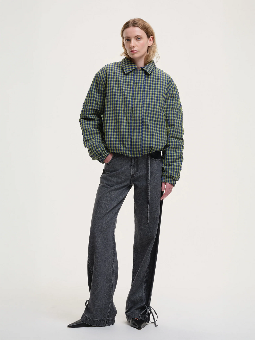 Jute Bomber Jacket | Green