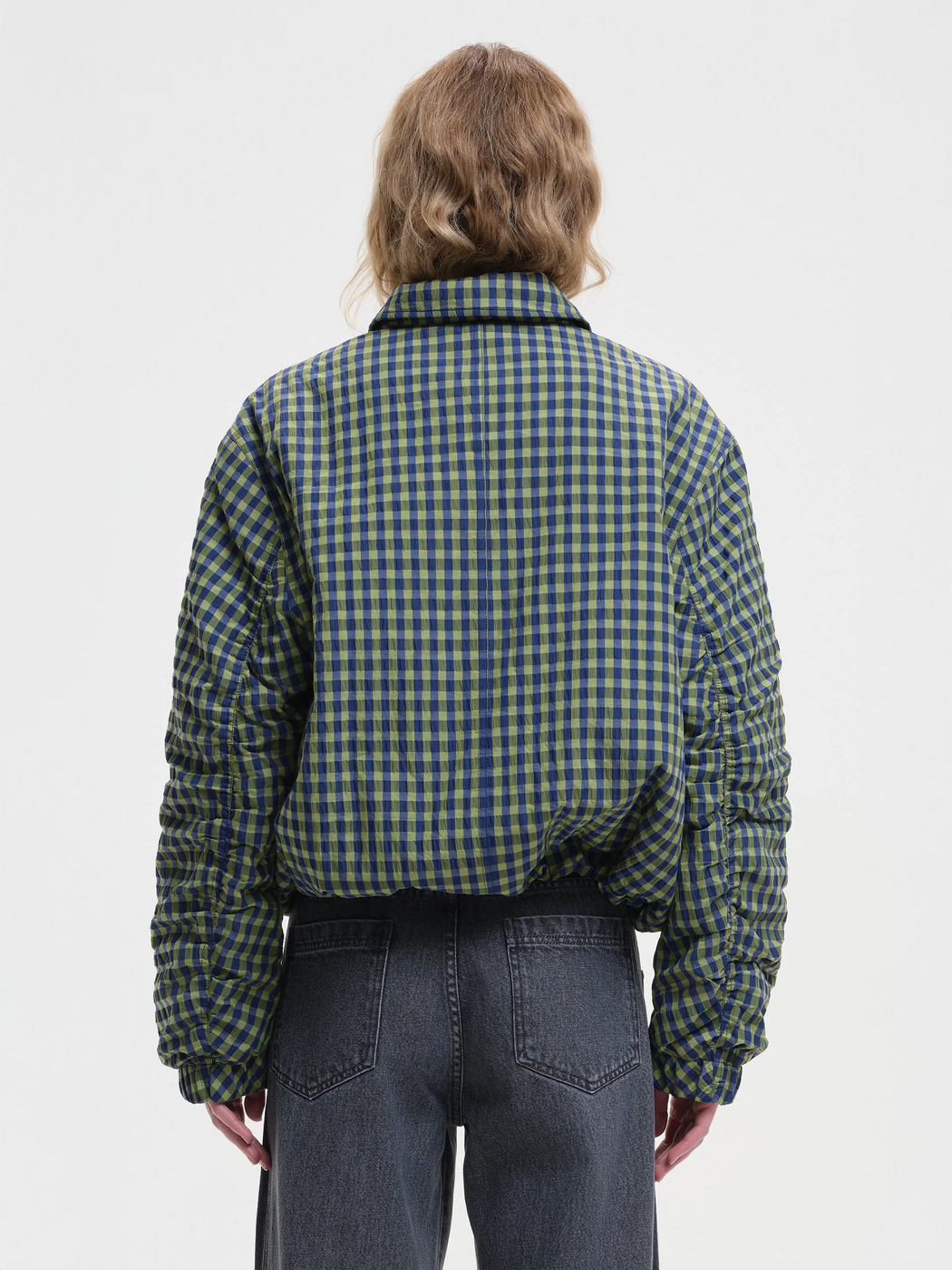 Jute Bomber Jacket | Green