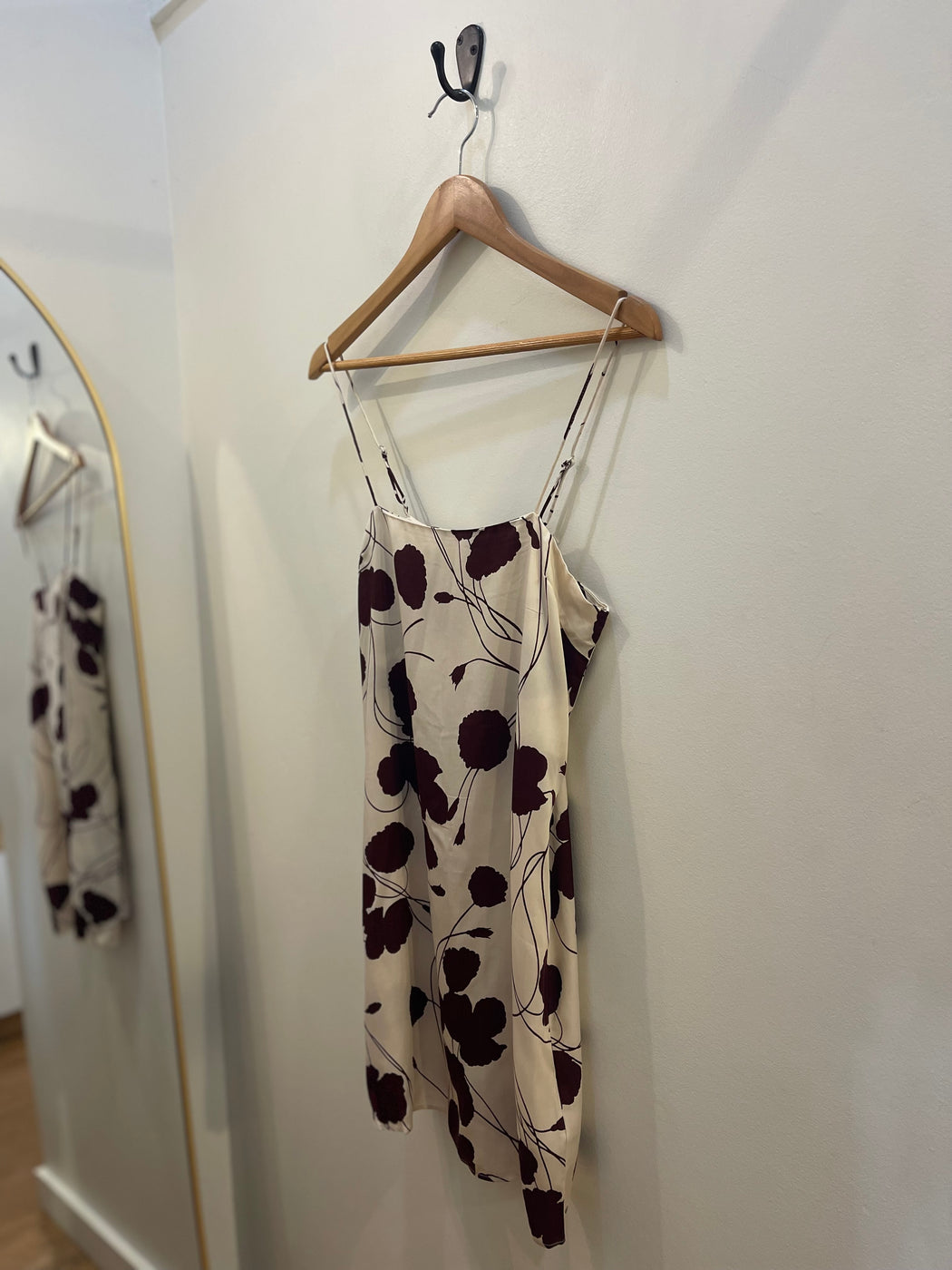 Phylis Mini Dress | Dandelion Floral Bordeaux