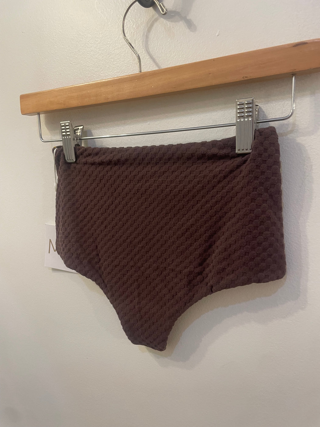 Mod Bottom | Cocoa Bean Terry Check