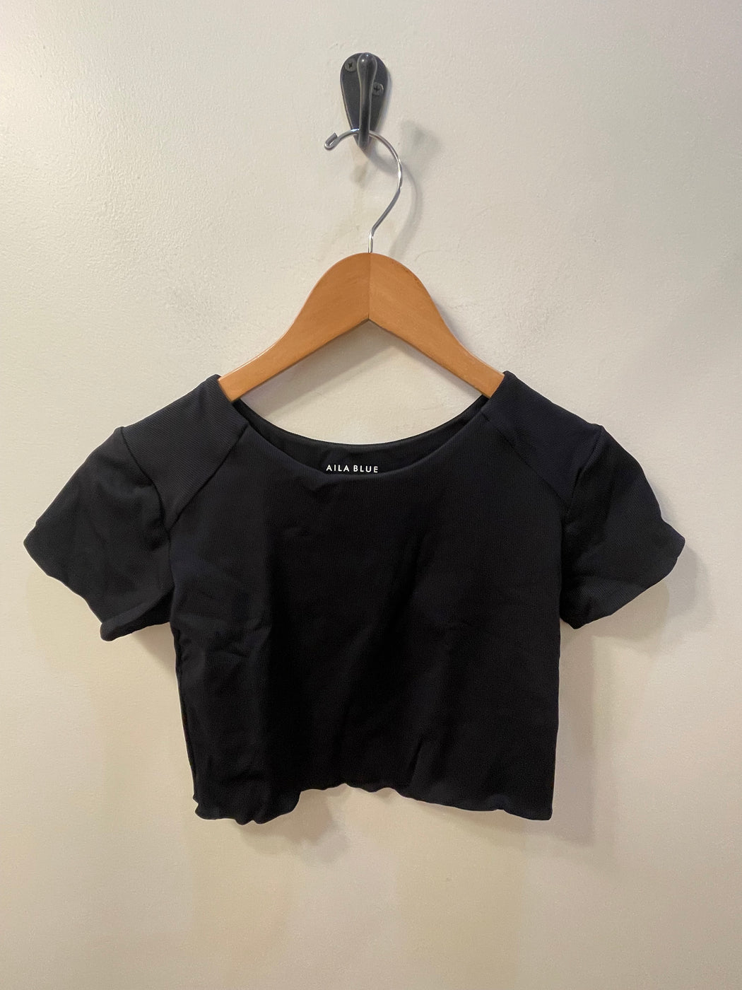 Baby Top | Black Rib