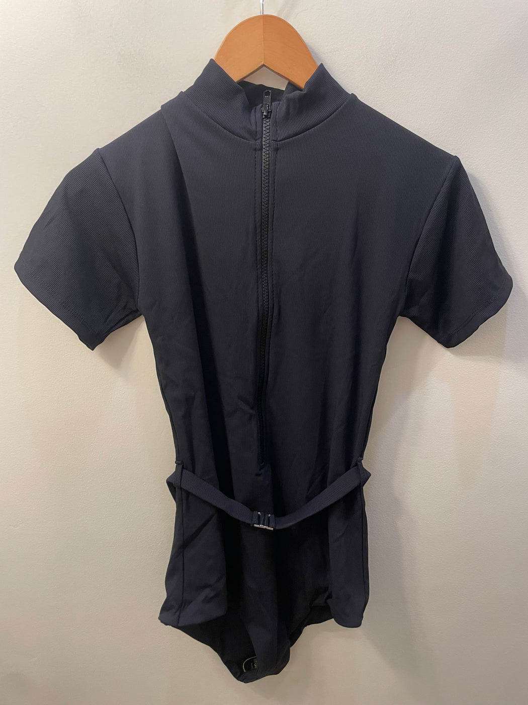 Pierce One Piece | Black Eco Rib