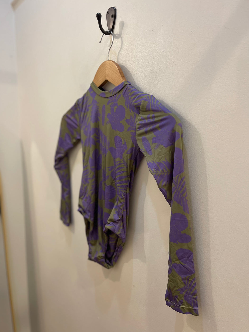 Littles Long Sleeve Bodysuit | Olive Oasis