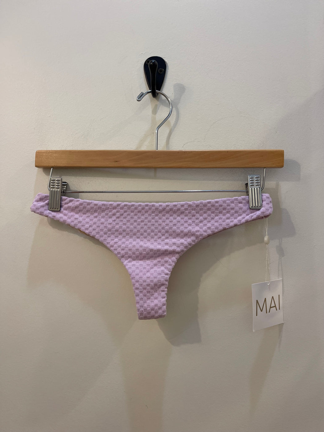 Everyday Bottom | Lilac Terry Check