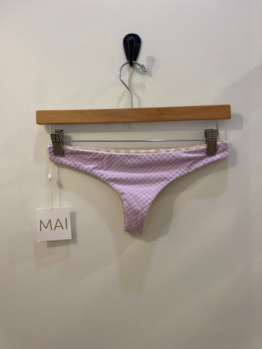 Everyday Bottom | Lilac Terry Check