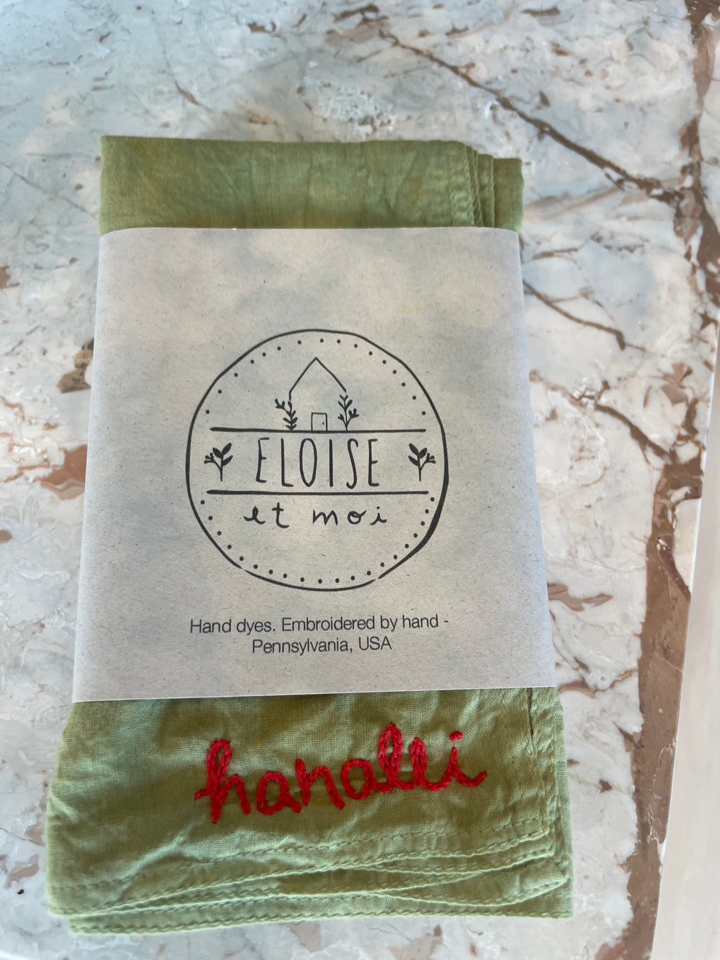 Hanalei Embroidered Bandana