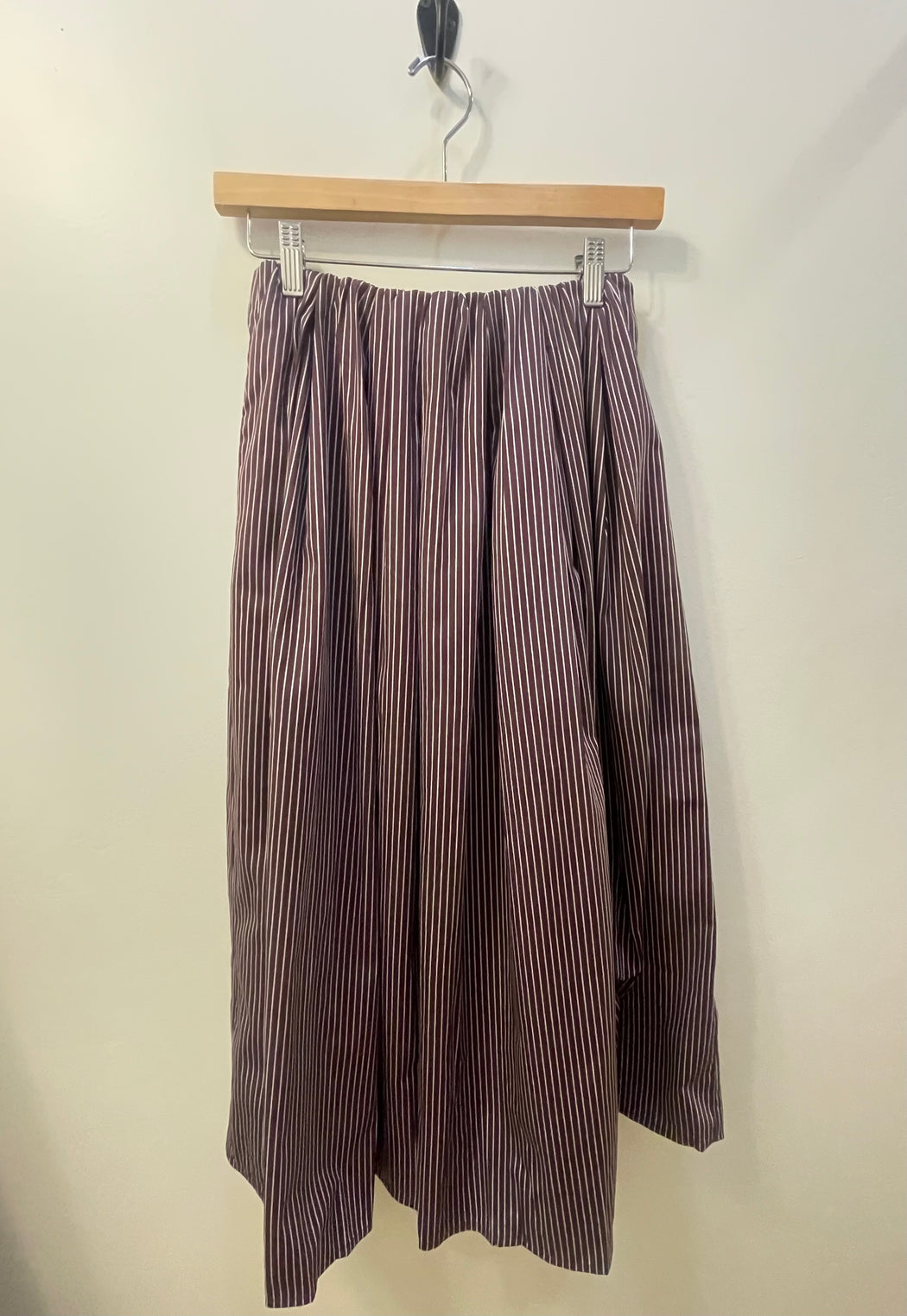Pelea Skirt | Chocolate Plum Stripe