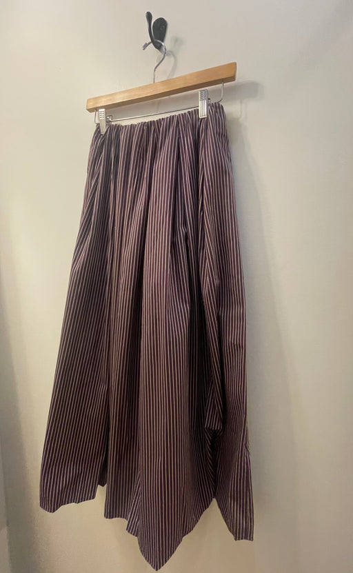Pelea Skirt | Chocolate Plum Stripe