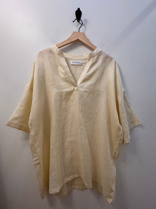 Xochitl Mini Dress | Ivory Linen