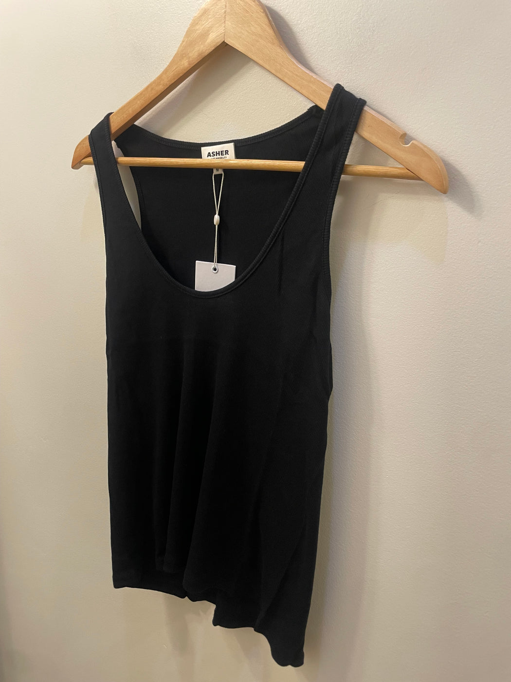Tina Scoop Tank | True Black