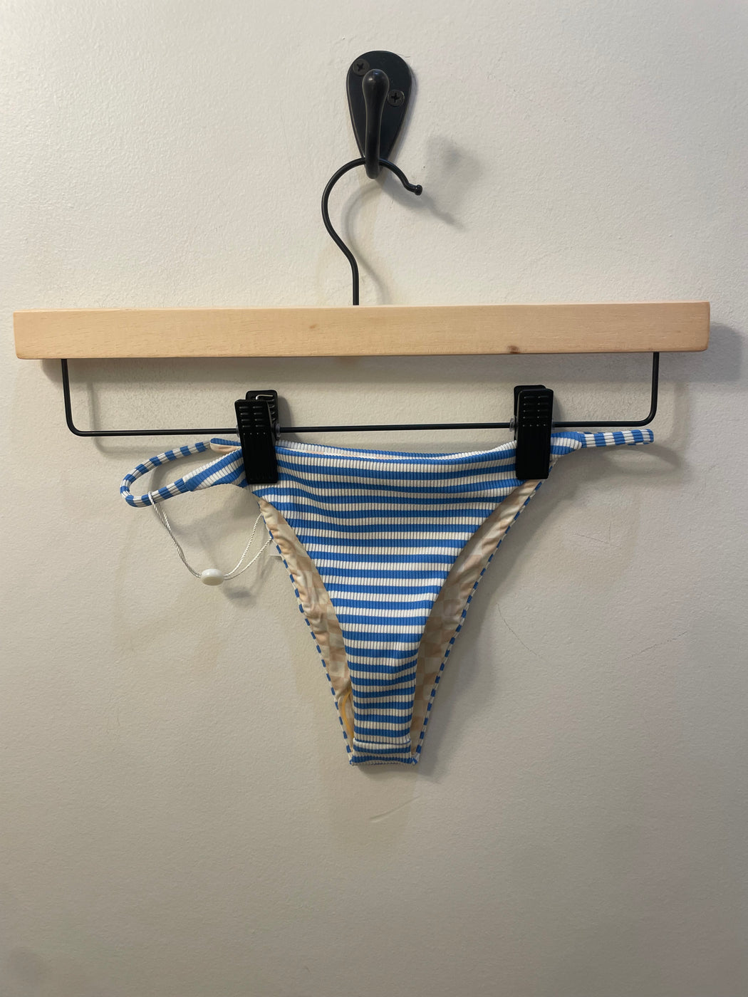 EXCLUSIVE String Bottom | French Stripe Ribbed