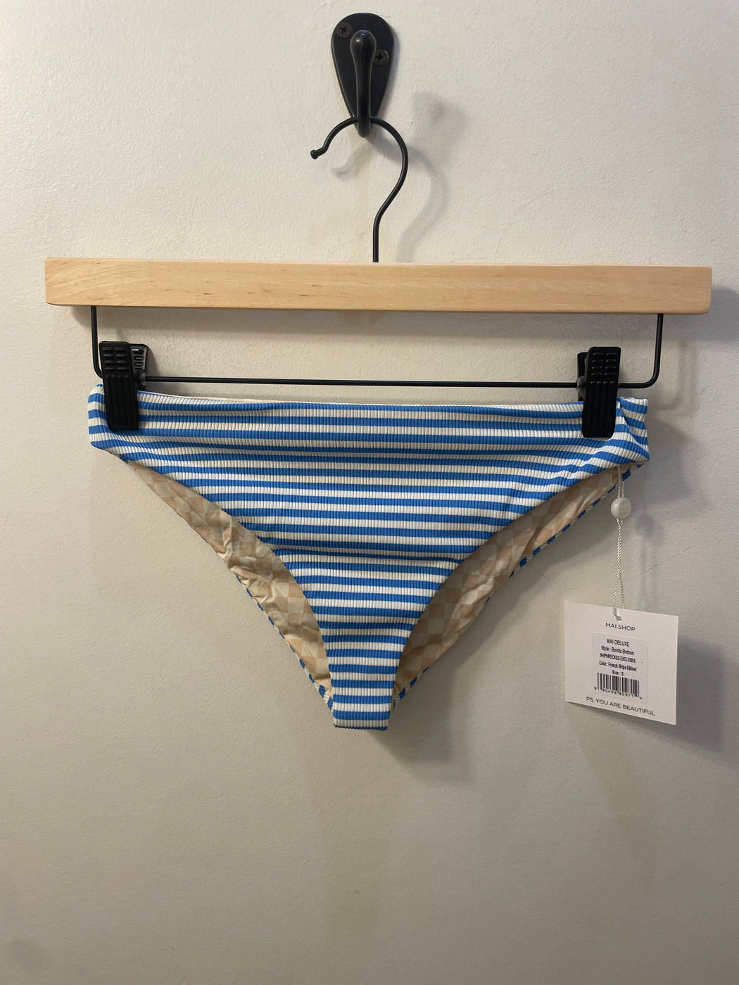 EXCLUSIVE Bonita Bottom | French Stripe Ribbed