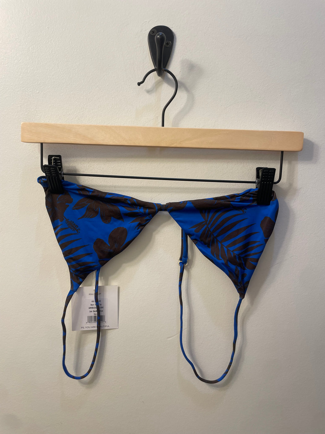 EXCLUSIVE String Top | Blue Mocha Floral