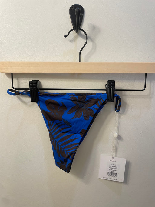 EXCLUSIVE String Bottom | Blue Mocha Floral