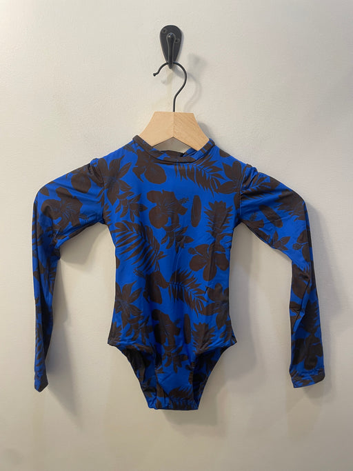 EXCLUSIVE Littles Long Sleeve | Blue Mocha Floral