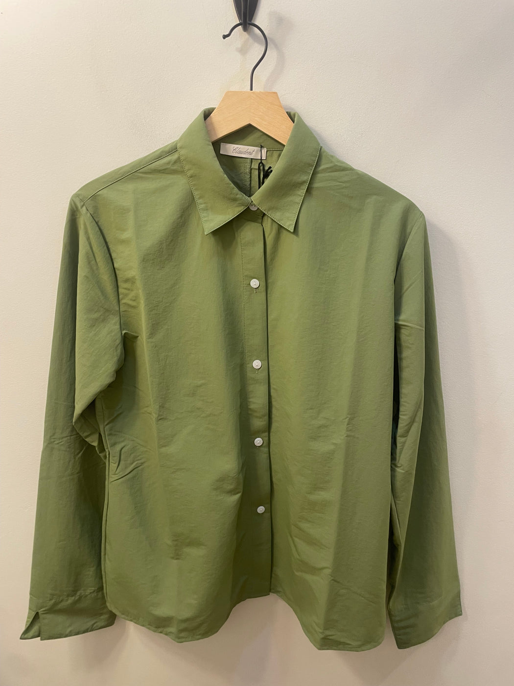 Long Sleeve Button Up Shirt | Green